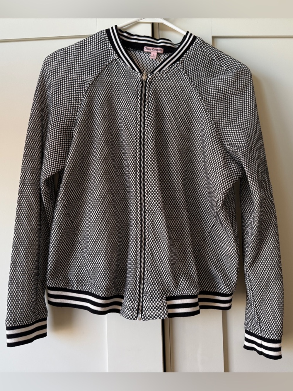 Juicy Couture L Knit Bomber Jacket